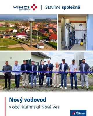 Nov vodovod v obci Kuimsk Nov Ves
